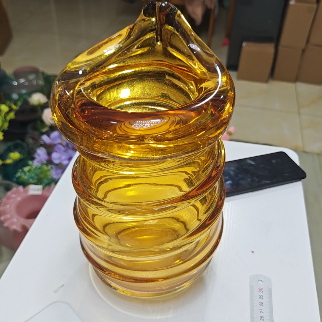 高30口10琉璃重工花瓶