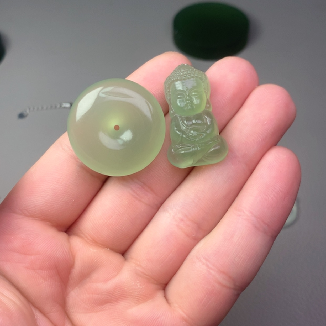 【闪购商品】未镶嵌蛇纹石玉岫玉