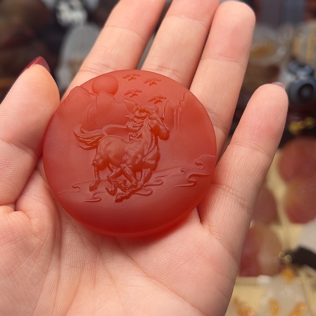 文***武玛瑙/玉髓未镶嵌颈饰