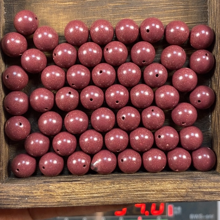 泥塑芳华•姹紫1.2微瑕香包约45克（打底50颗）