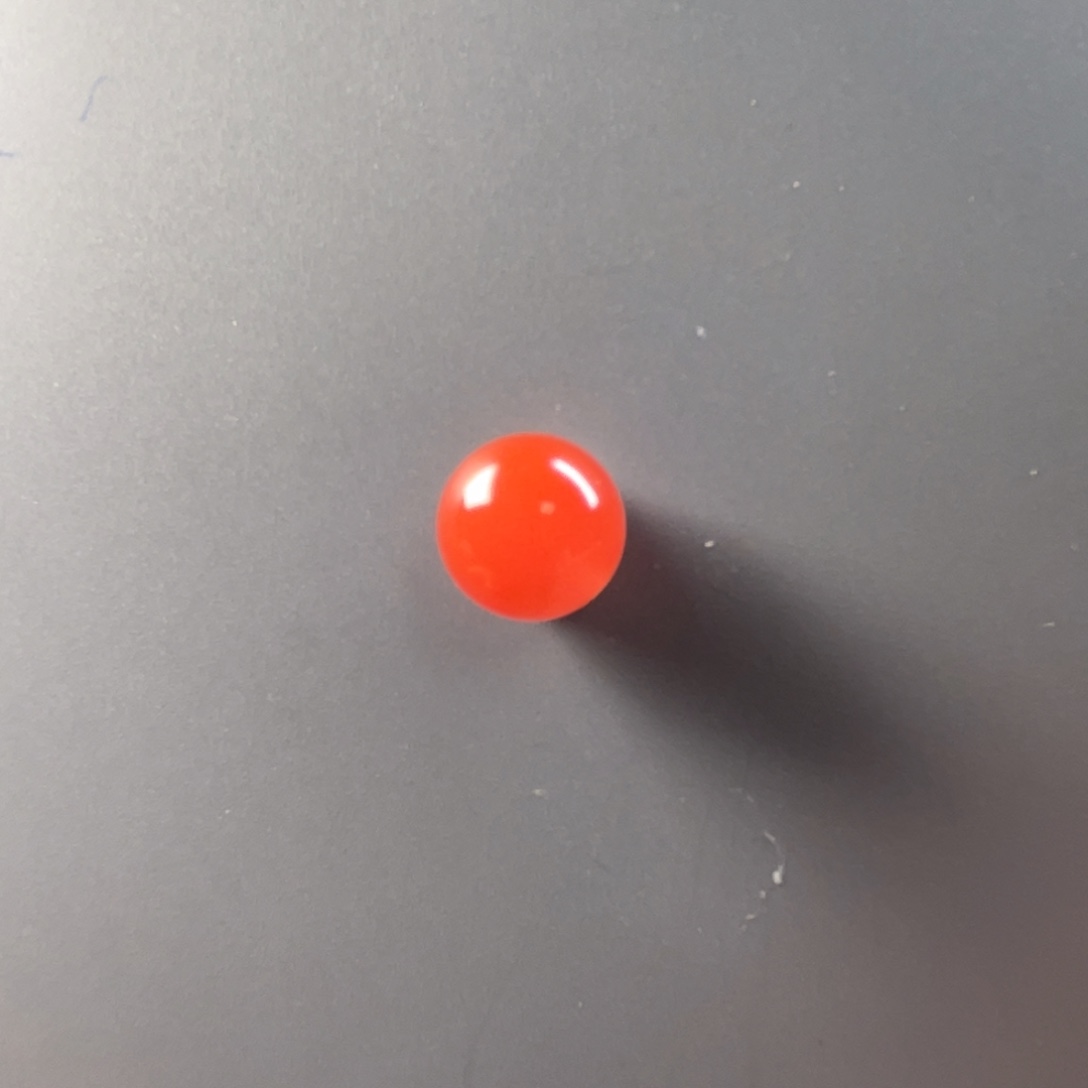 南红玛瑙保山天然原矿杨柳小庄冰红14.4单珠未镶嵌冬***光