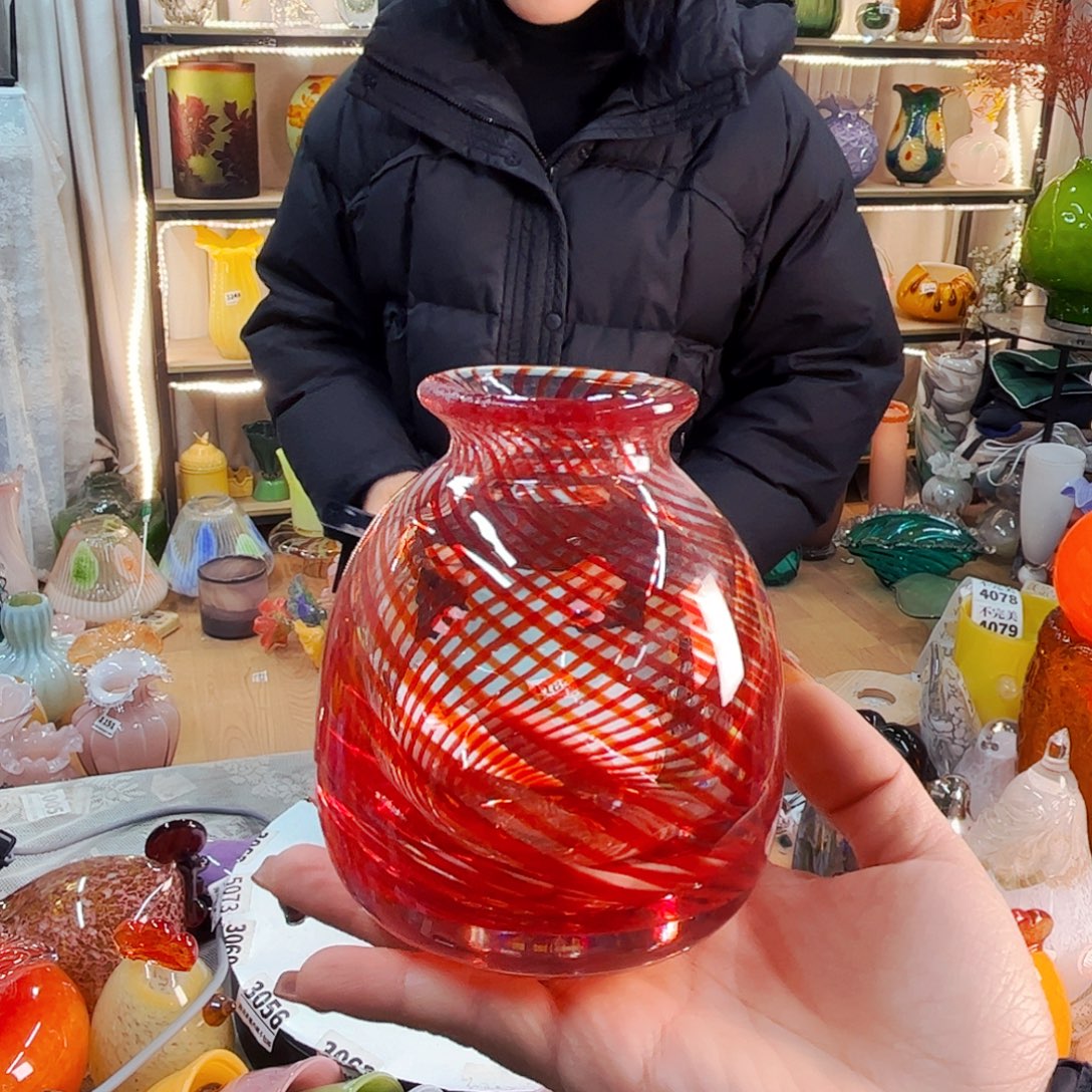 小花瓶家悦美居琉璃摆件