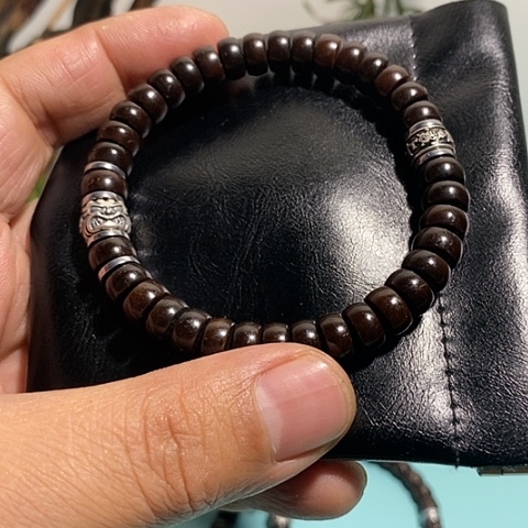 手串椰蒂东**雪9直切搭配吞金兽上上签