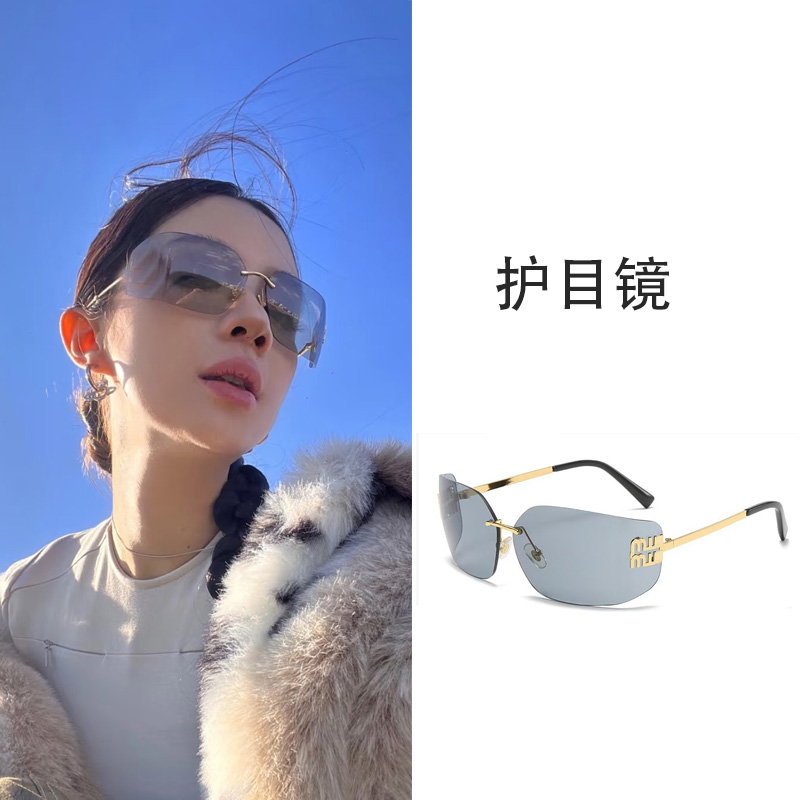 2025新款板材猫眼墨镜好看百搭时尚潮流女生显脸小简约欧美风男女