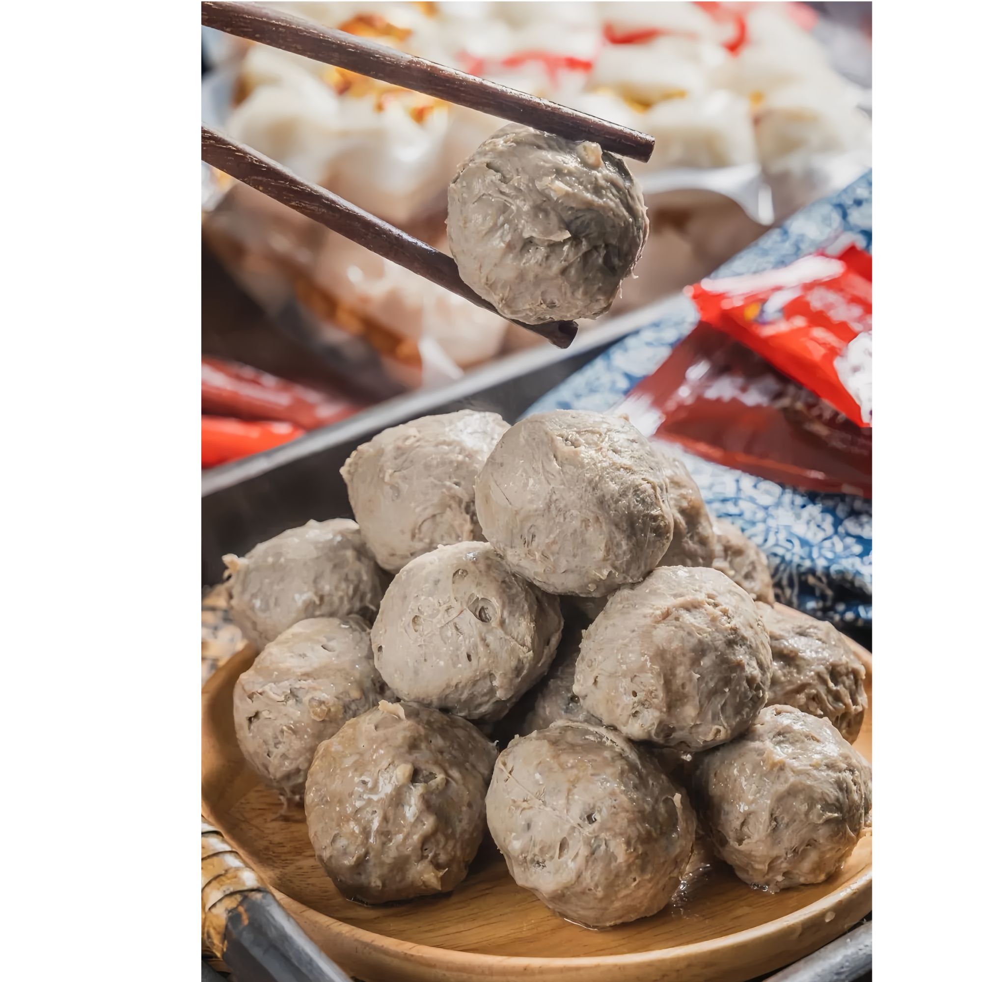 正宗潮汕牛肉丸牛筋丸Q弹爆汁火锅美食