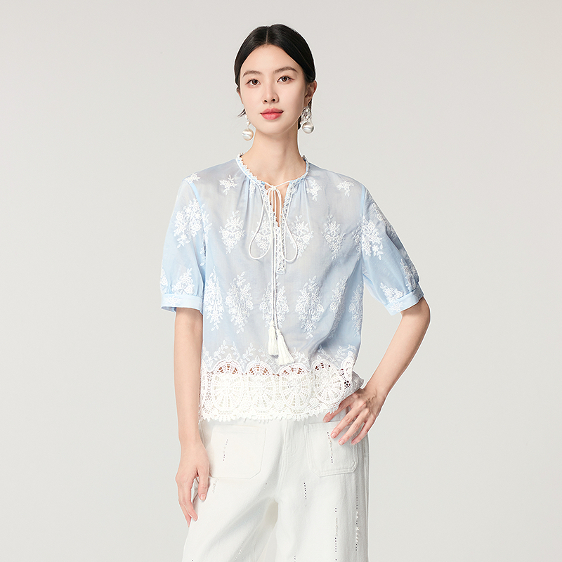 BADINA雪纺衫652M086