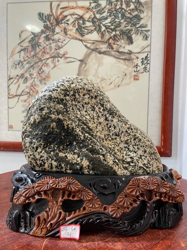 室内平安石摆件【靠山】高24cm～宽30cm～厚21cm～