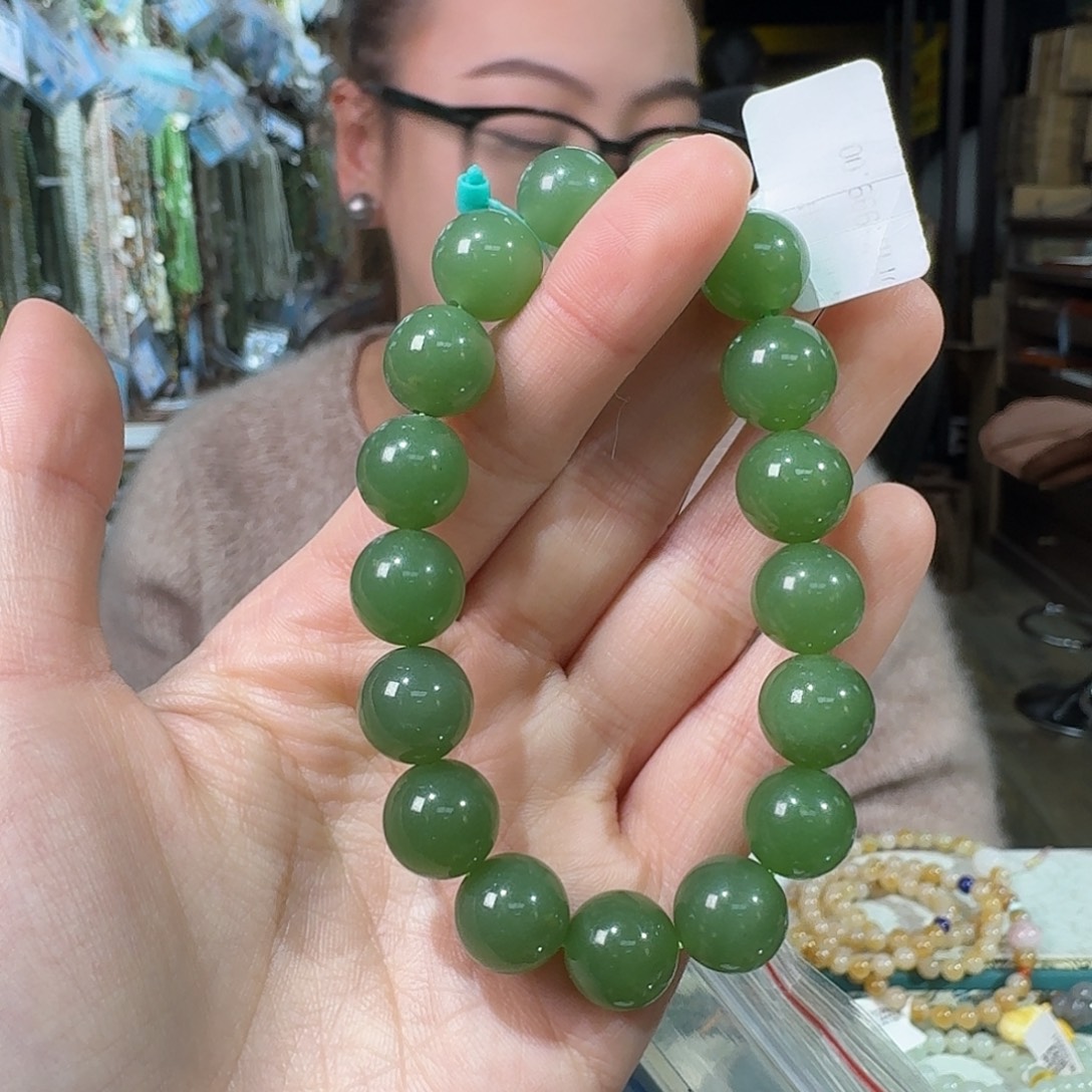 和田玉未镶嵌手链