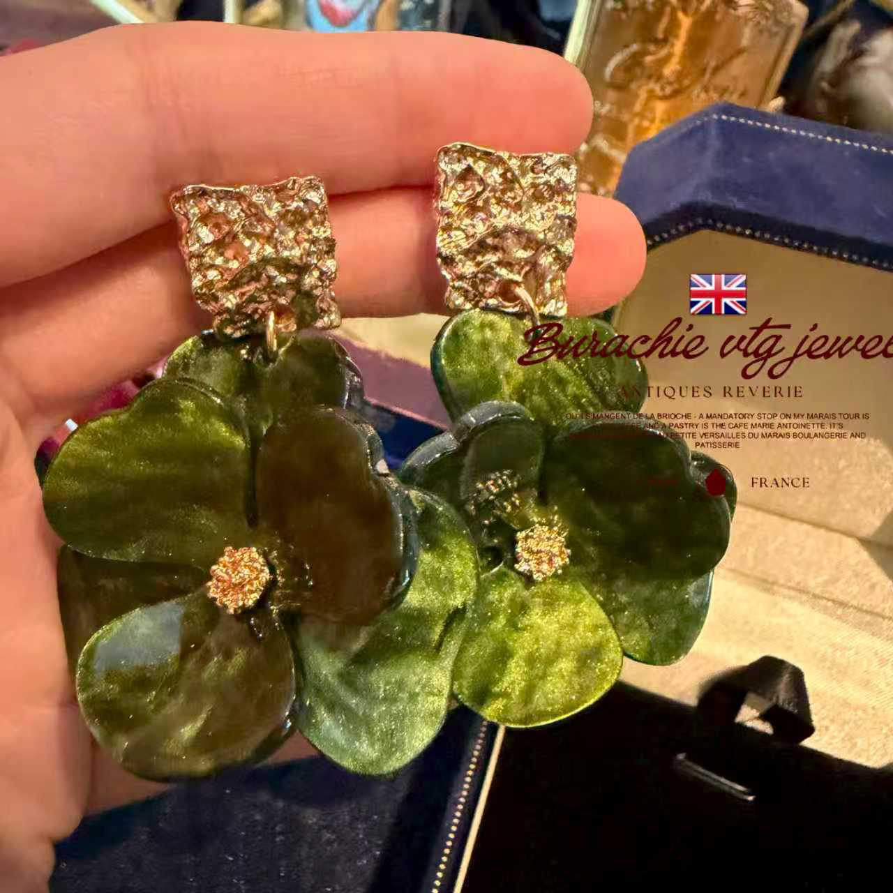 铜合金仿水晶耳饰 【7382】周年珍藏英｜经典原标克拉款CrownFrett