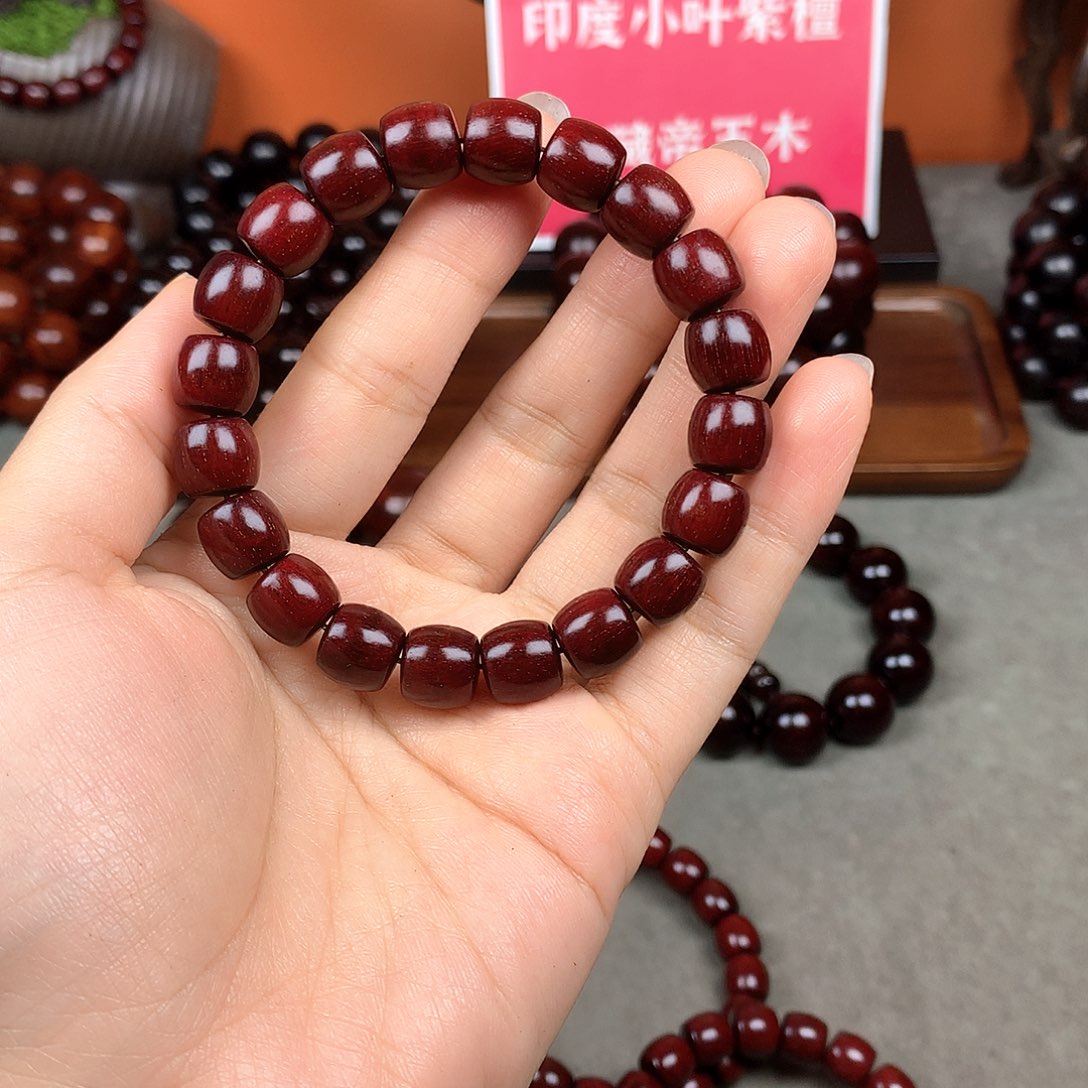 木宝阁小叶紫檀手串，尺寸11（现货实拍）