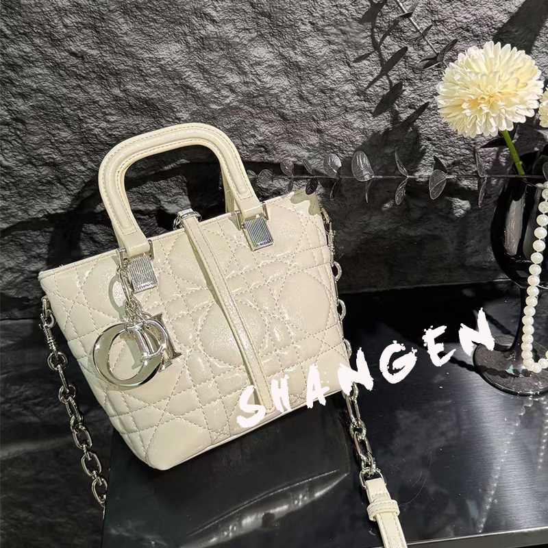 【尚恩CC】SD-5376-奶油白-20*6*17轻奢时尚女士新款手提斜挎包