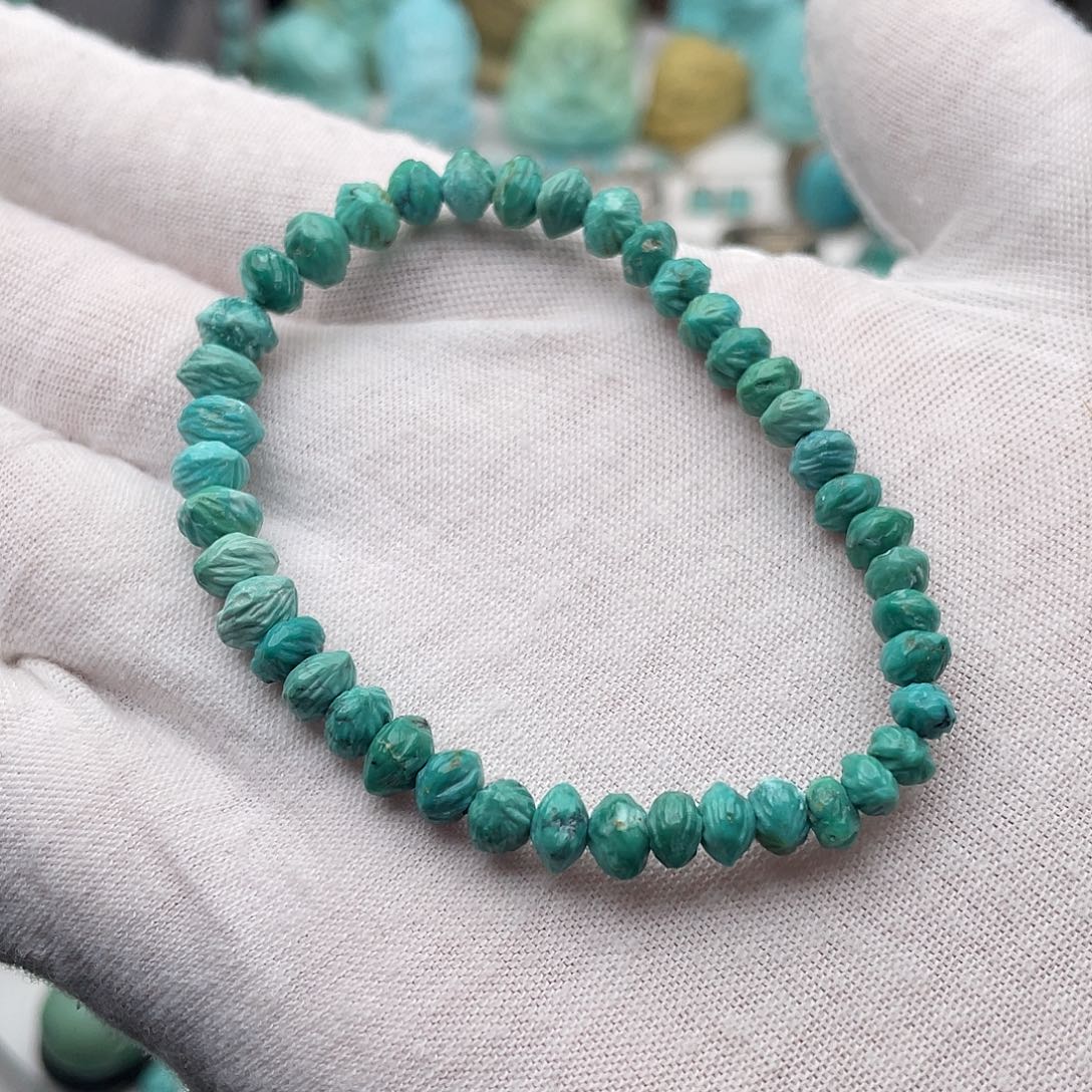 绿松石未镶嵌手链