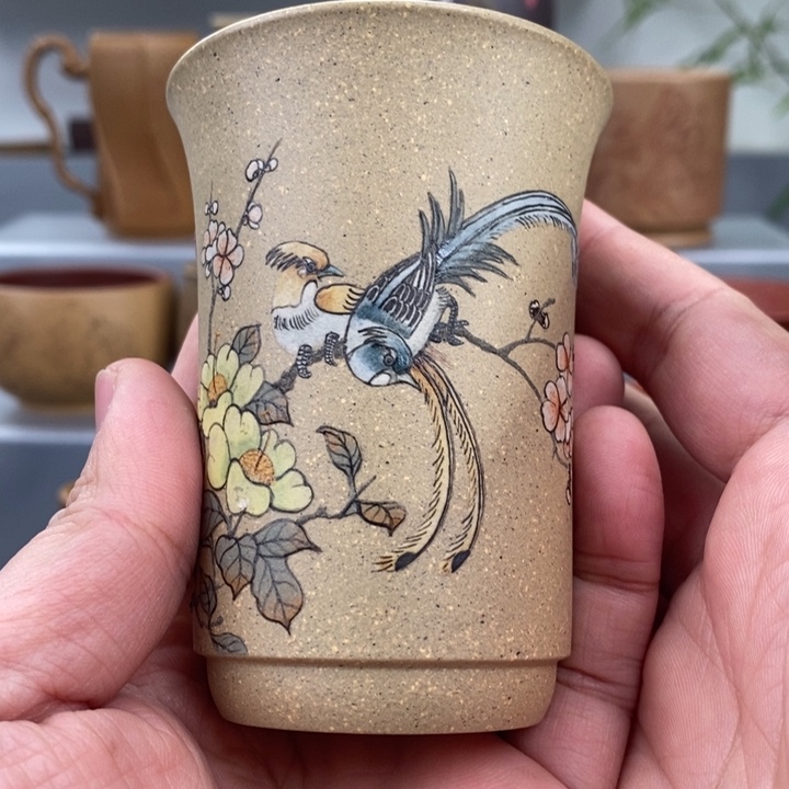 紫砂茶杯宜兴紫砂主人杯