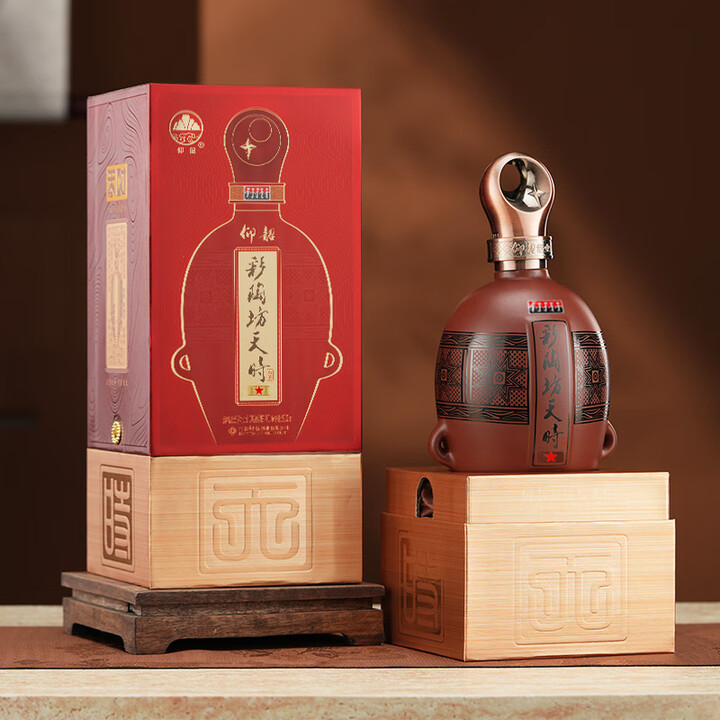 仰韶彩陶坊天时星星陶香型白酒适合送礼宴请520ml53%Vol
