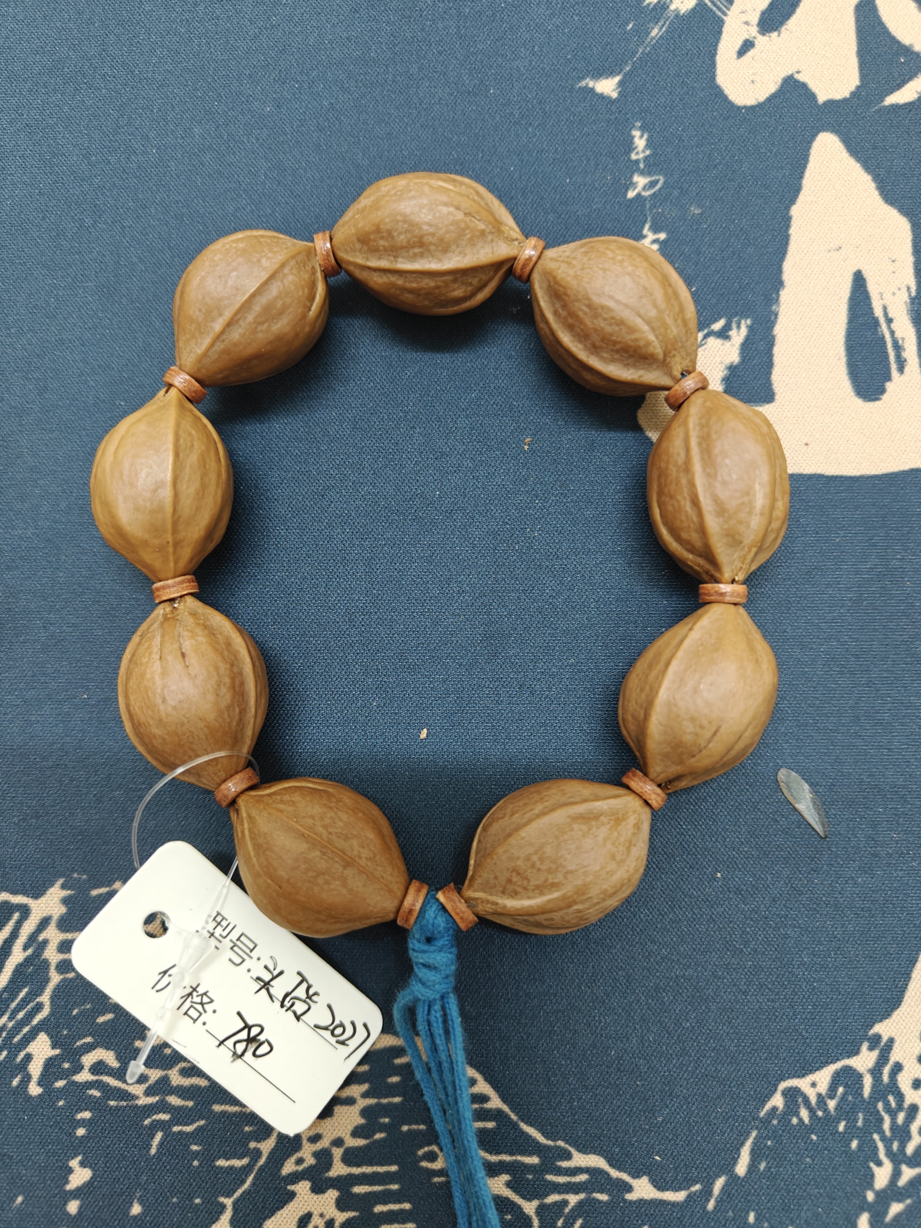 梅林铁核20*27精品头货老树核素串文玩橄榄核手串原生态梅林