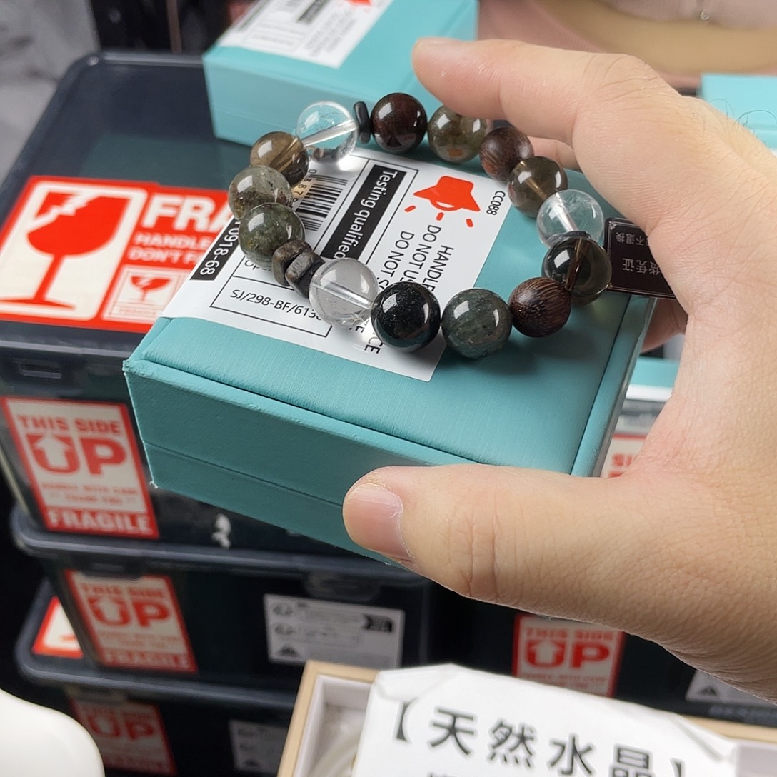 水晶银S925镶嵌手链