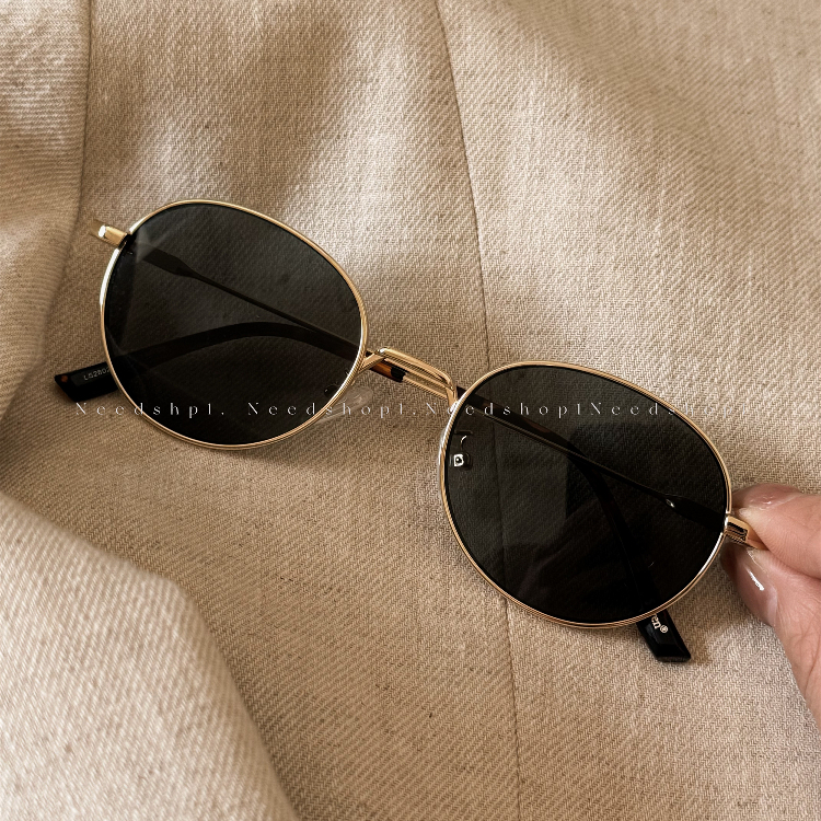 NeedShop1 【金框绿片 】百搭太阳镜