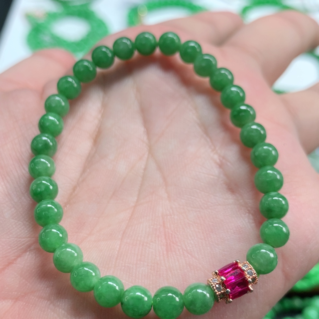 翡翠未镶嵌手链翡翠