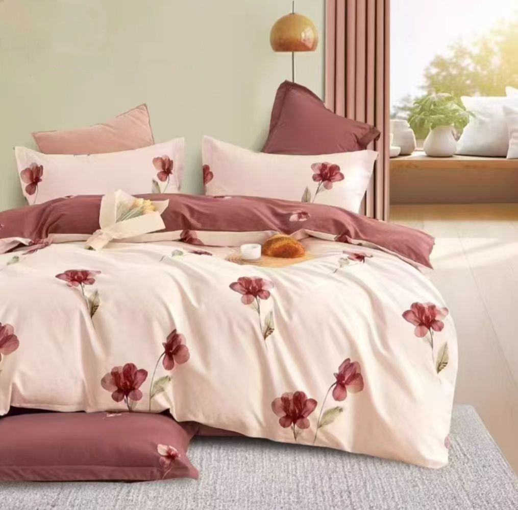 [磨毛床品床单/被罩/枕套]百分百棉 厚实暖糯一秒蓄热1230