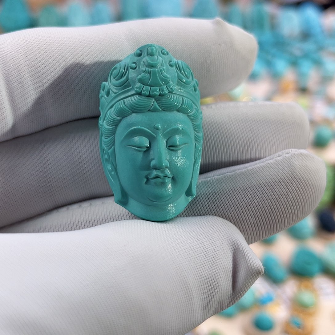 绿松石珠宝奇石未镶嵌