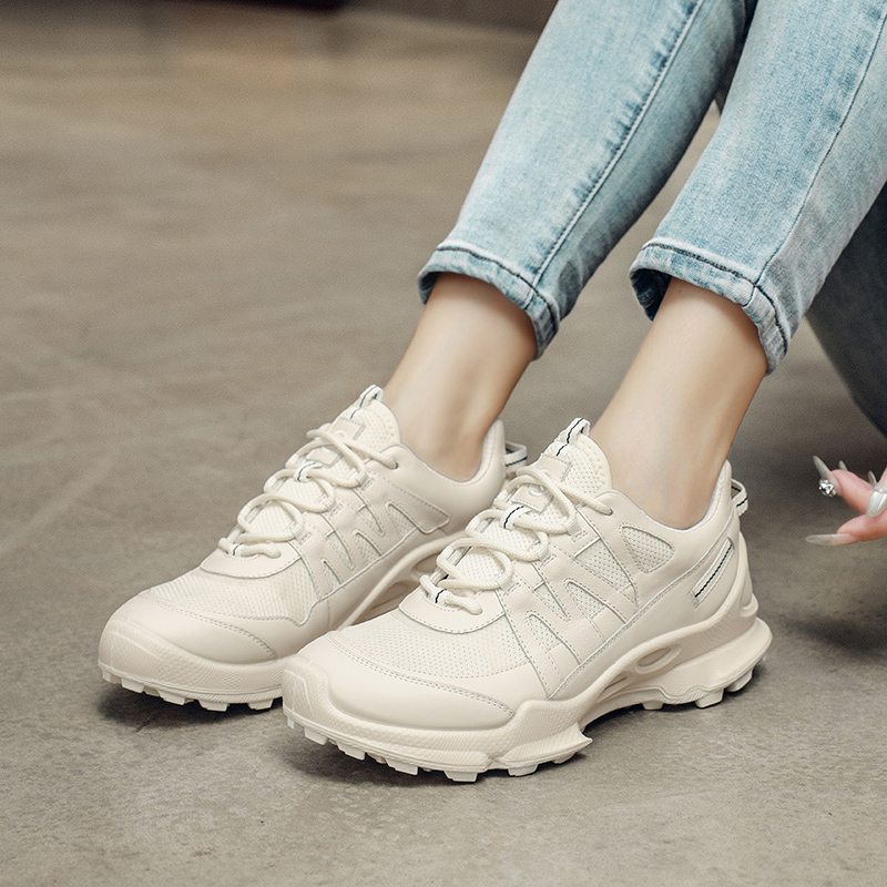 25秋季新款户外休闲运动鞋徒步登山女跑鞋健步鞋情侣鞋增高鞋