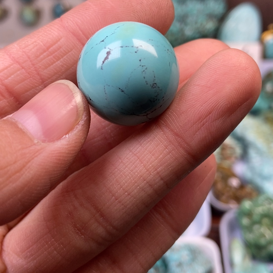 绿松石珠宝奇石未镶嵌J***a