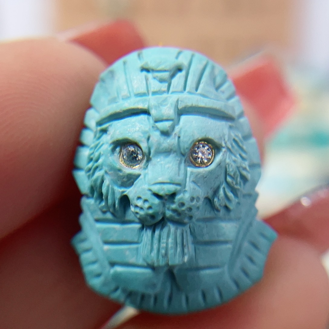 绿松石珠宝奇石未镶嵌