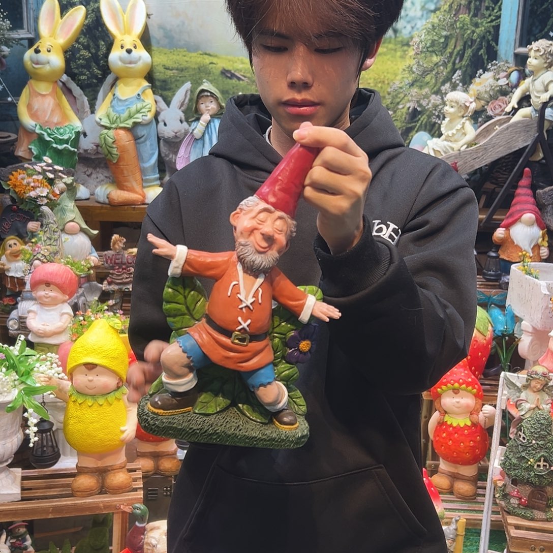 花园摆件红红火火