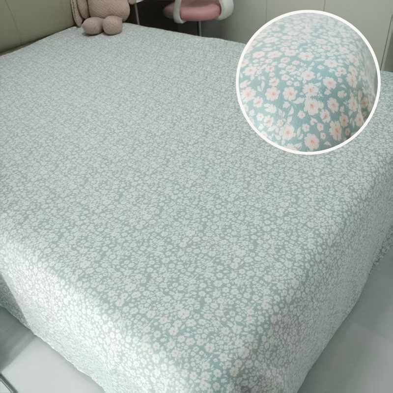 床单2.0m*2.5m新款秋冬加厚亲肤色织印花不起球不掉色不跑床