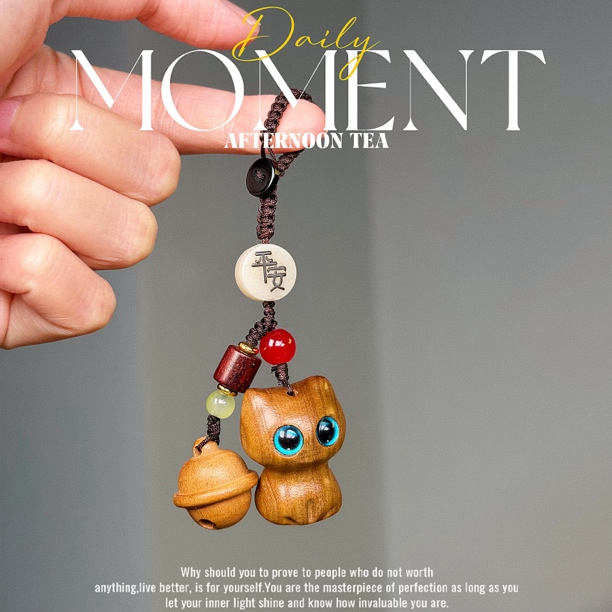 耕造社｜小鹿／小猫加小铃铛 创意钥匙扣设计