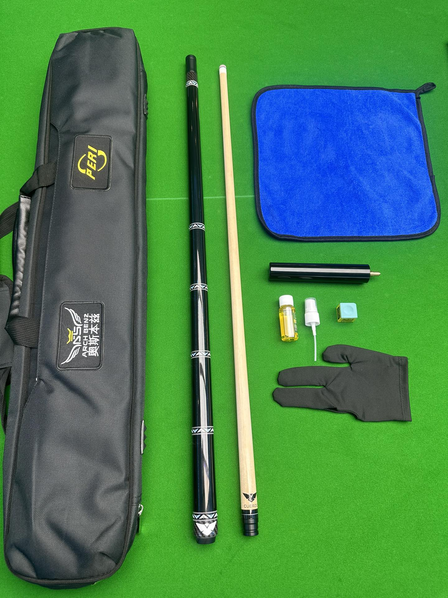 九万里中式黑八美式九球杆台球杆