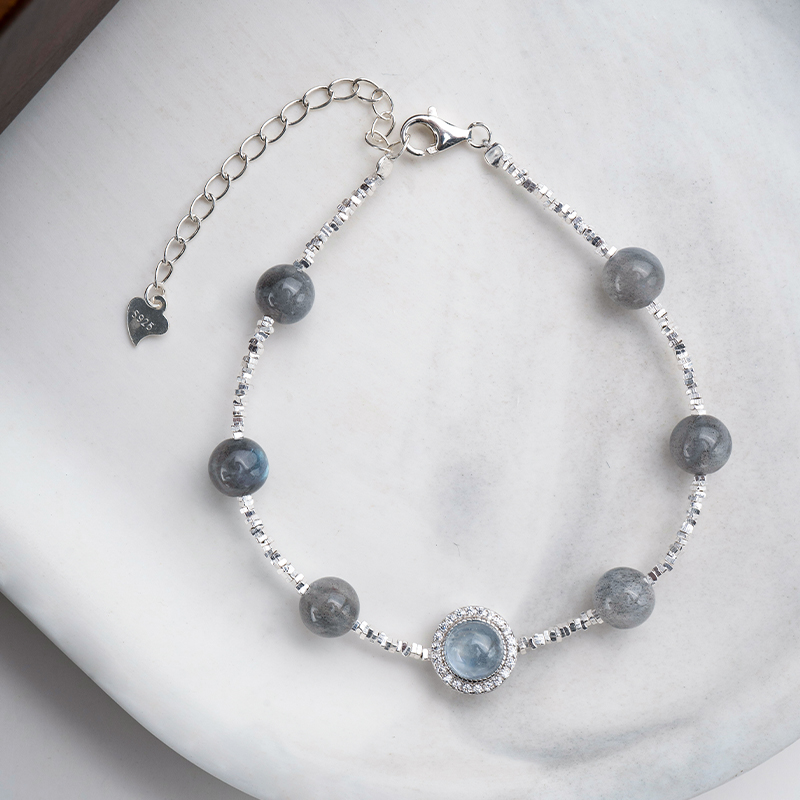 925银手链 清冷法式叠戴日韩ins超仙小众手链女轻奢设计感手饰品