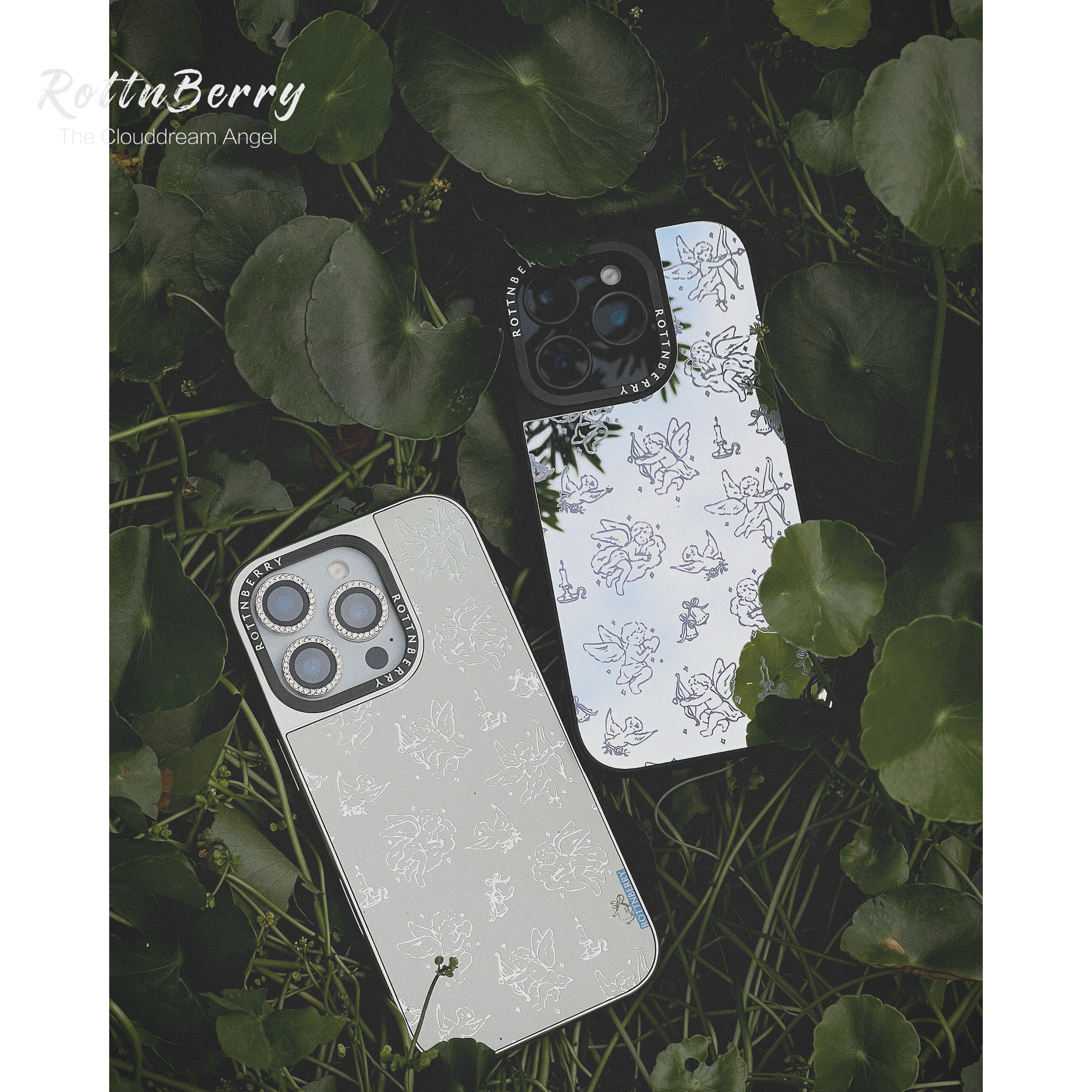 RottnBerry · 云梦天使磁吸镜面手机壳适用iphone17promax/16/15/