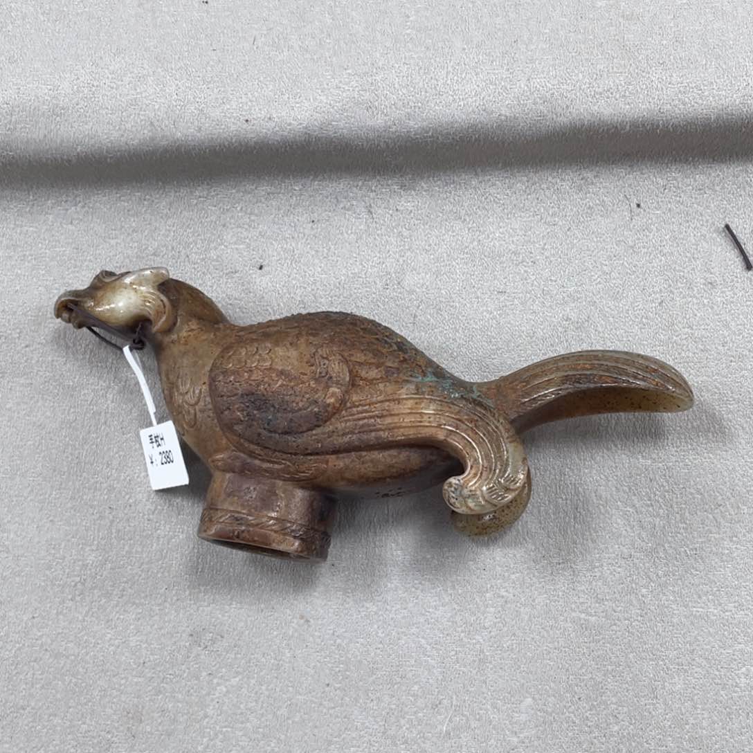 和田玉（糖玉）颈饰未镶嵌不*楼