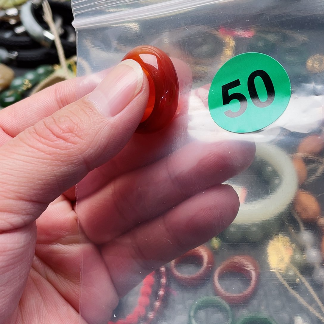 未镶嵌手链玛瑙/玉髓新*的戒指