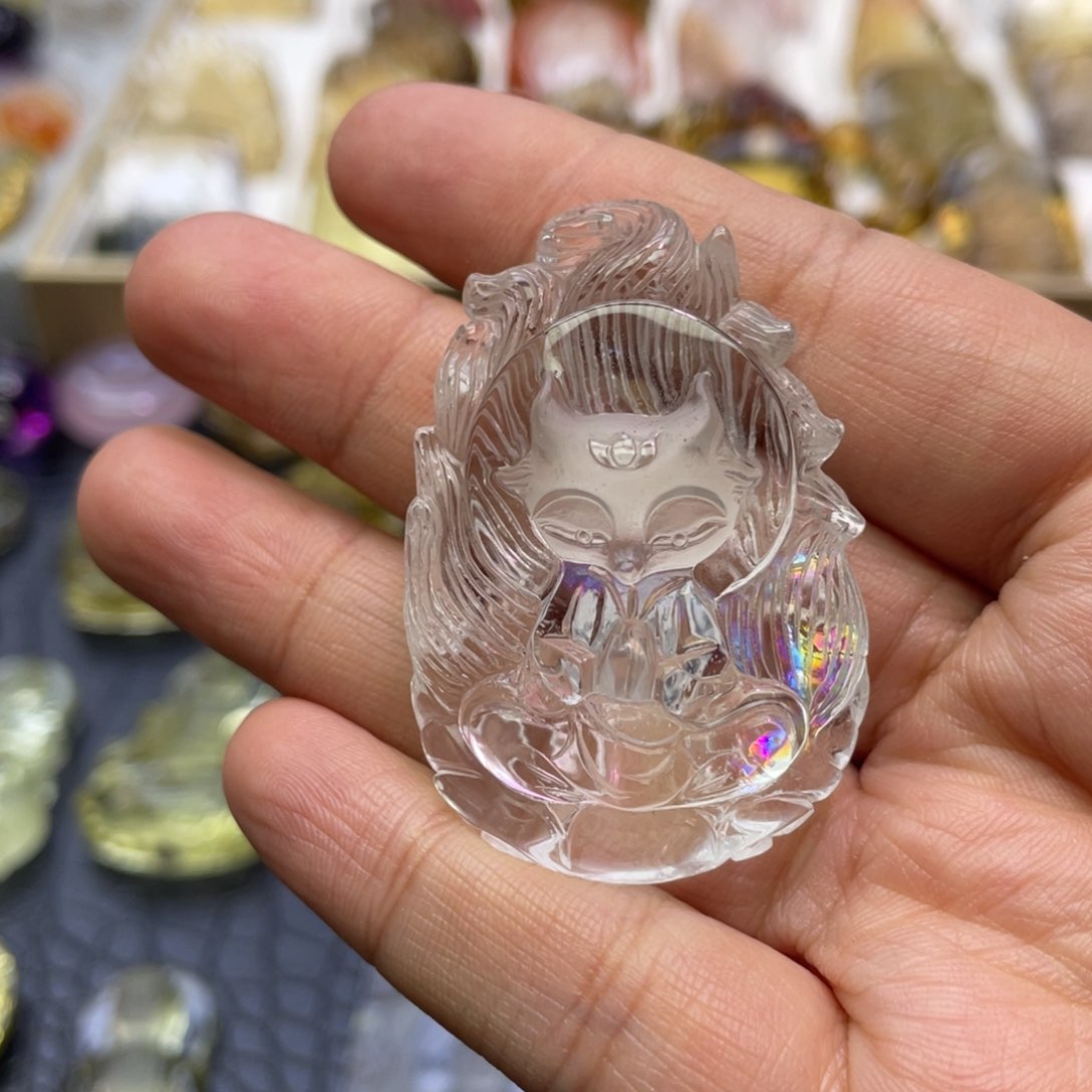 水晶颈饰未镶嵌雨*子定制