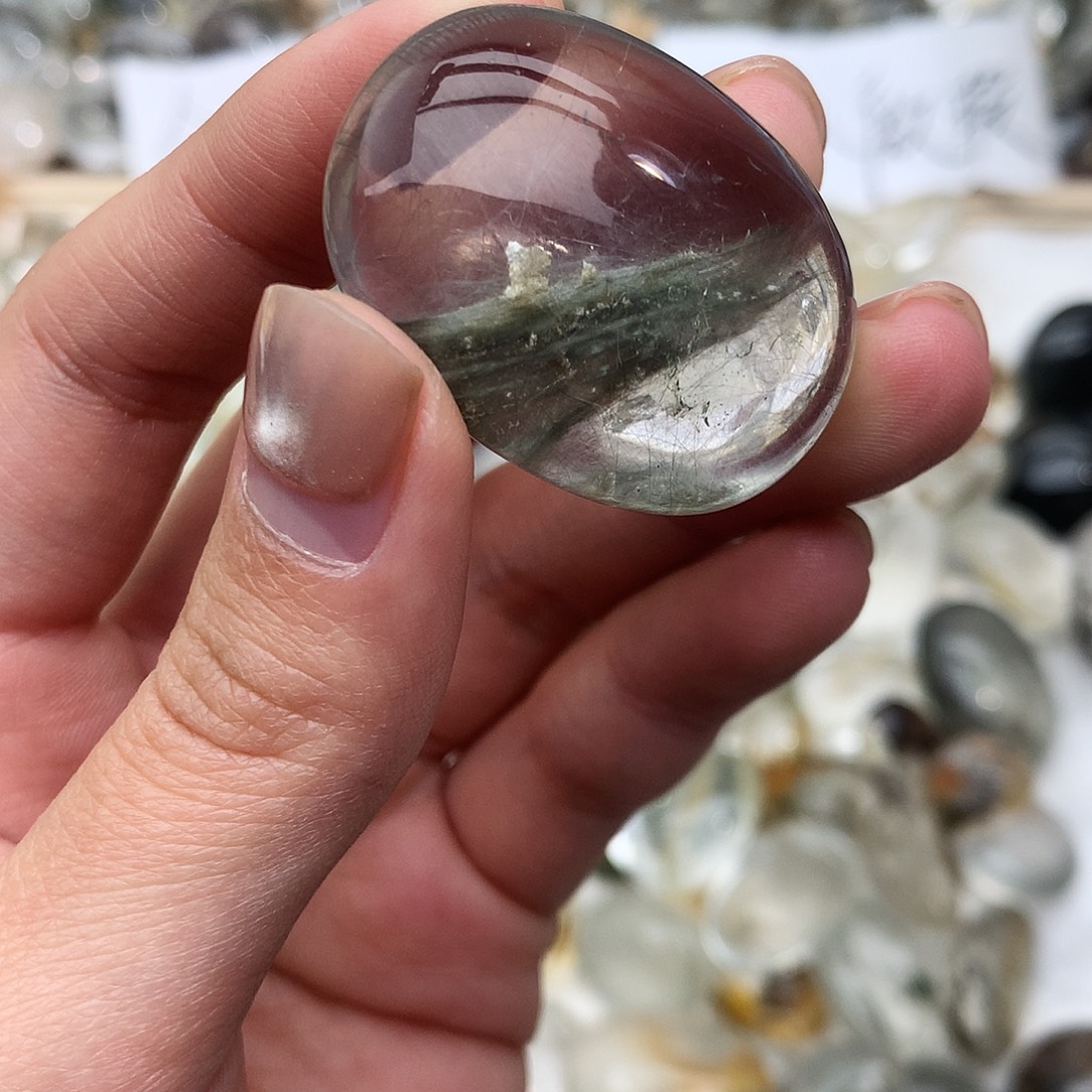 又***）水晶未镶嵌珠宝半成品