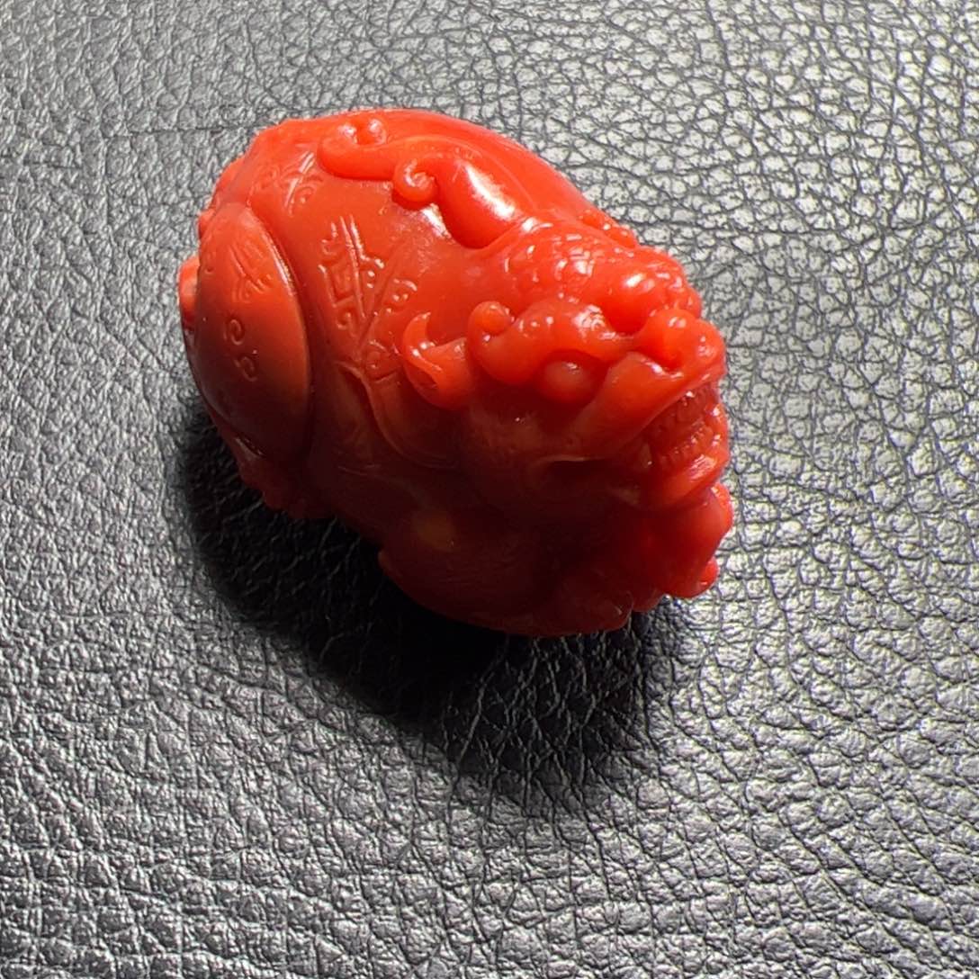 南红玛瑙大水沟貔貅未镶嵌