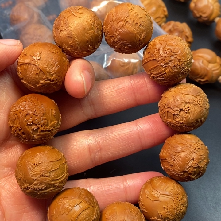 橄榄核手串/手链传*风景手串