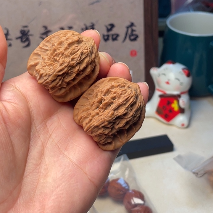 吊坠文玩核桃洪崖山官帽