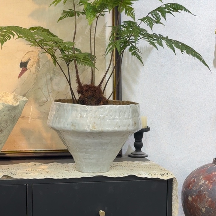 瓷片景德镇手工花器盘泥花盆