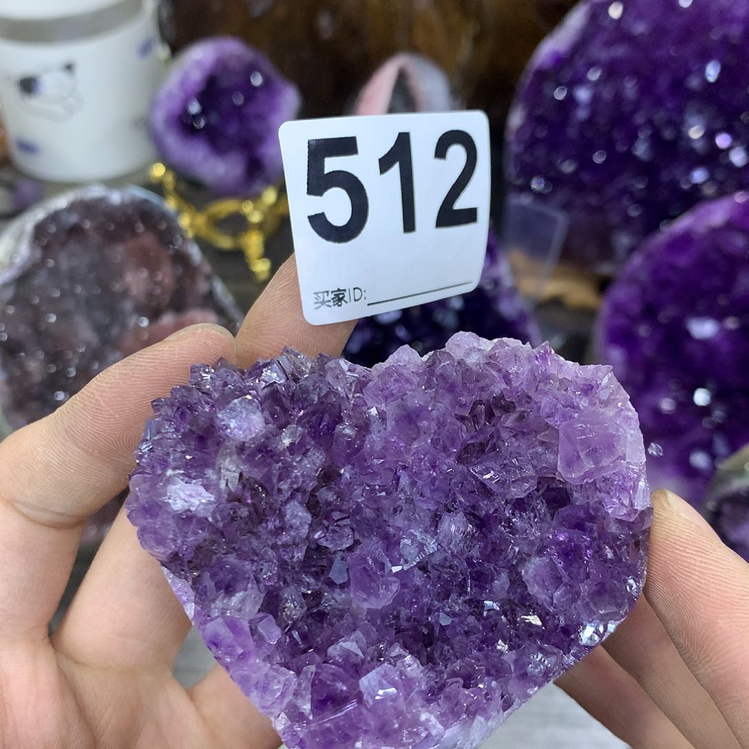 紫晶珠宝半成品未镶嵌512