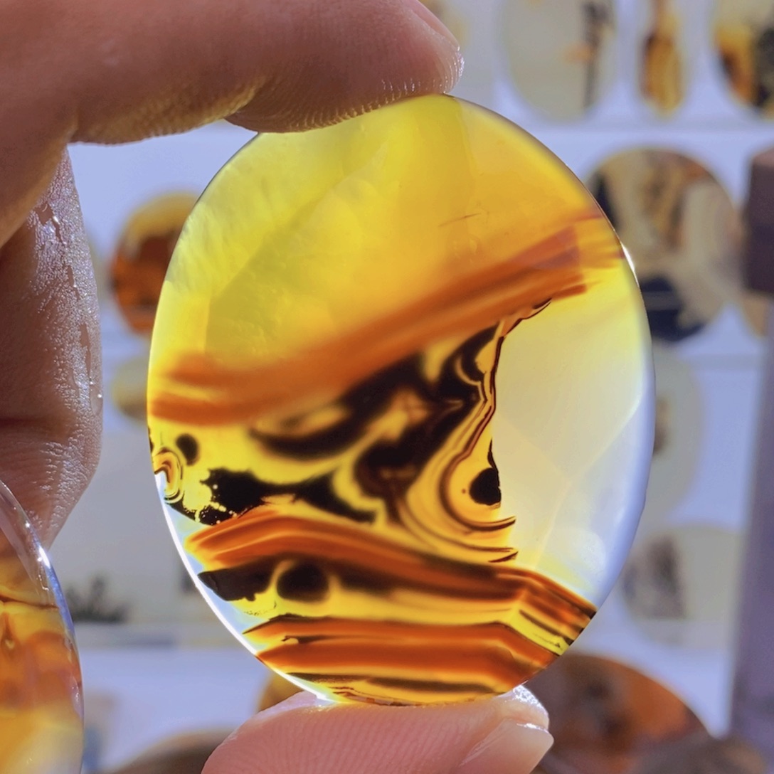 家***事玛瑙/玉髓吊坠(不含链)未镶嵌