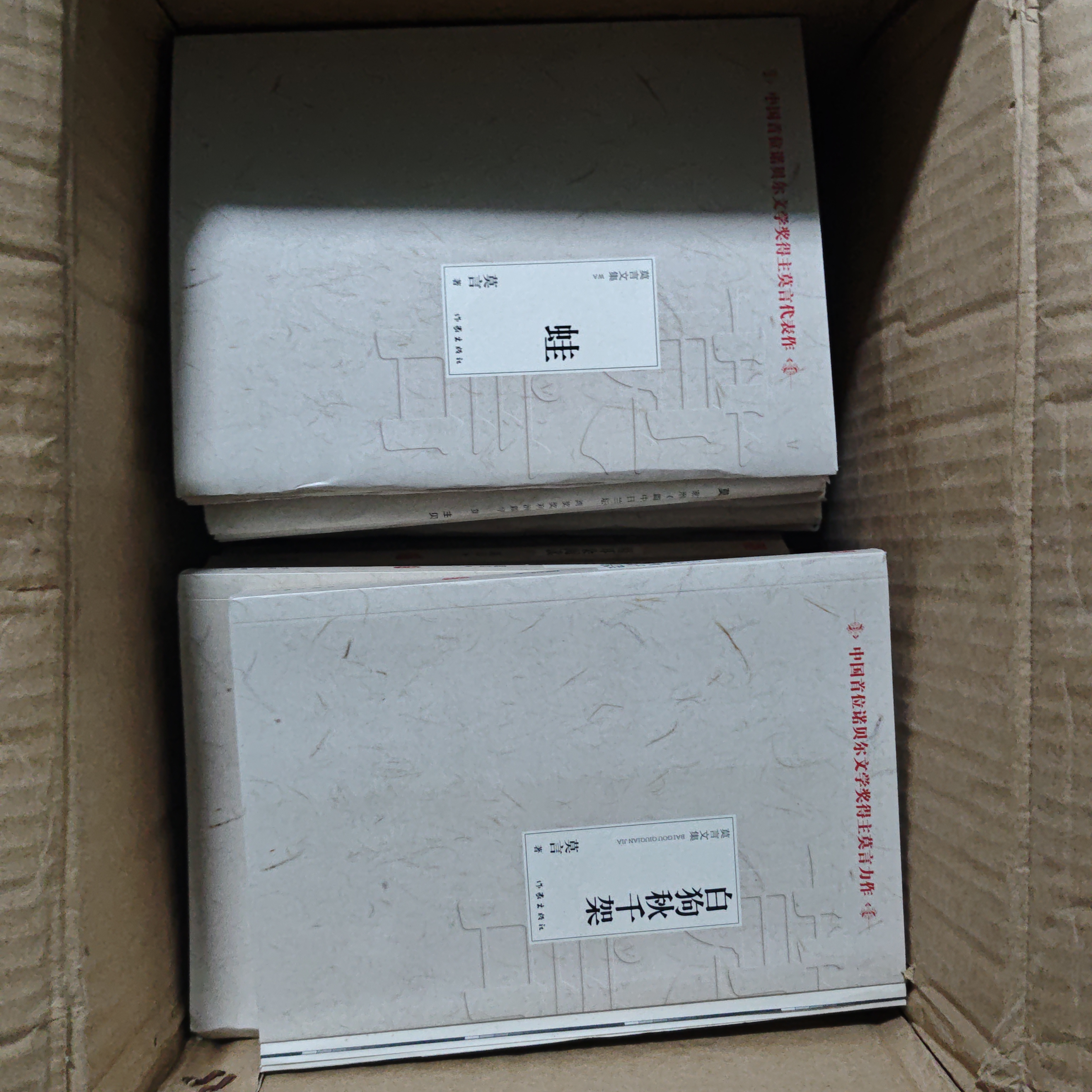 莫言一箱子20本 -