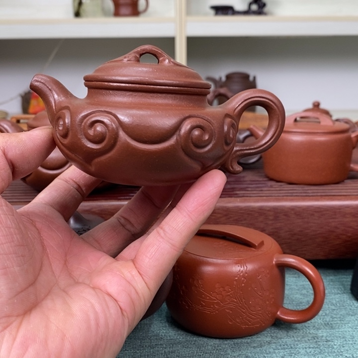 紫砂茶壶福**.紫砂紫砂