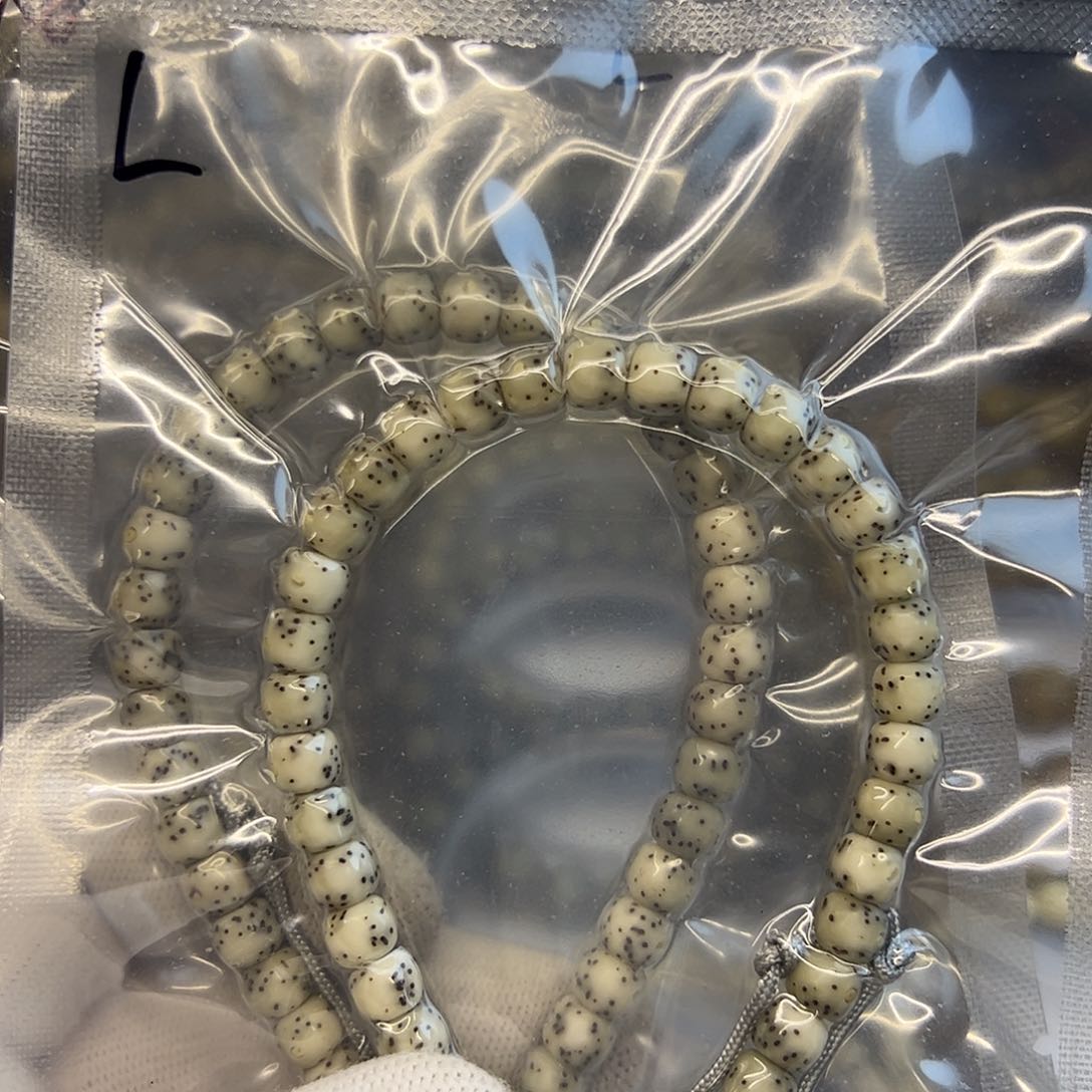 星月菩提手串通体留白手持7✖️6