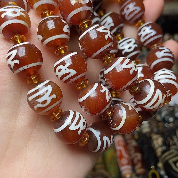 玛瑙/玉髓未镶嵌手链发一条