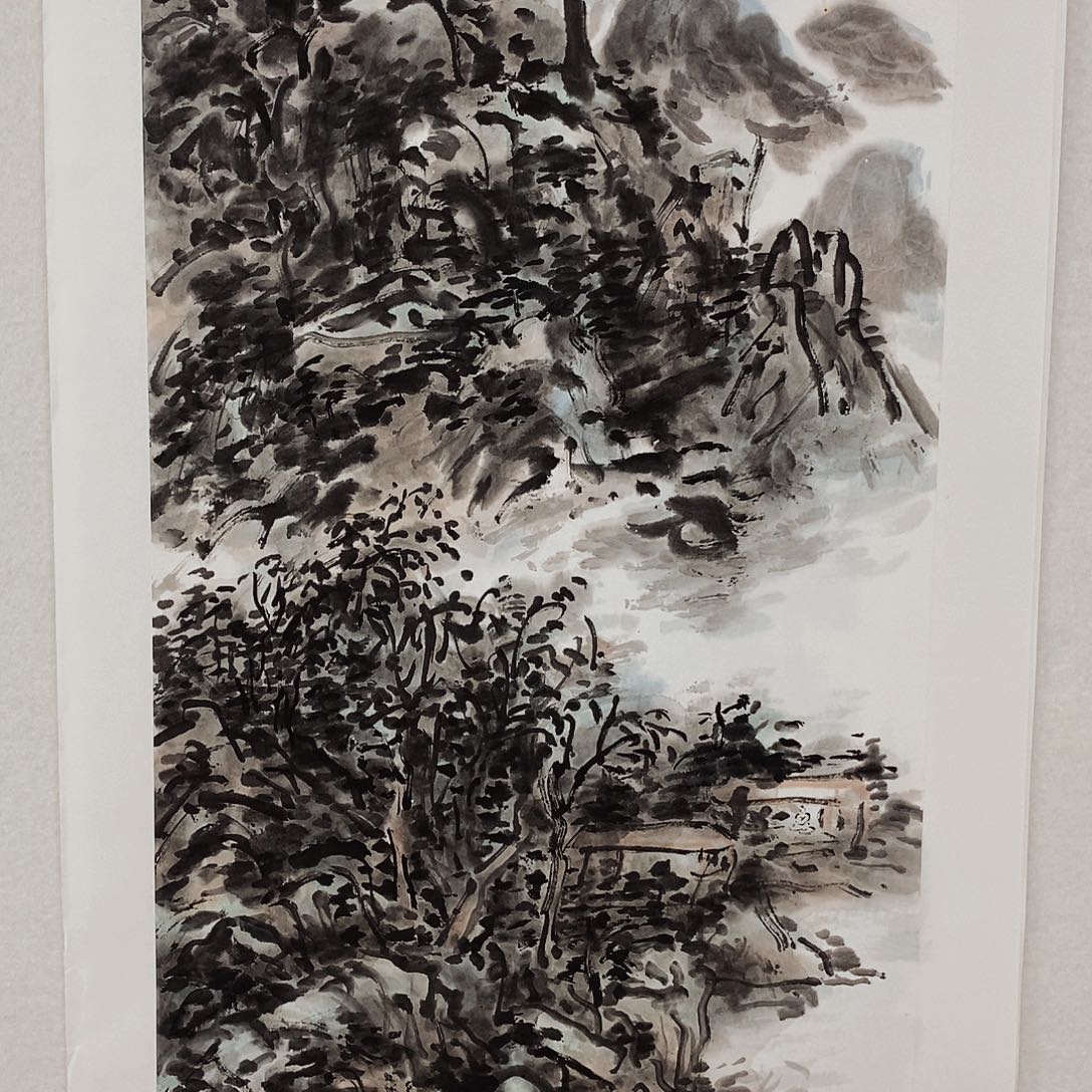 国画书画作品多次参加全国书画