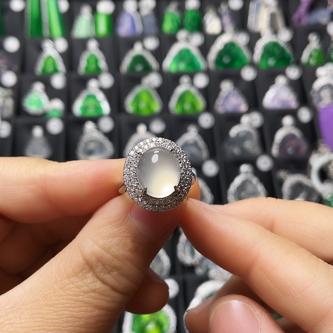 玛瑙/玉髓合金戒指