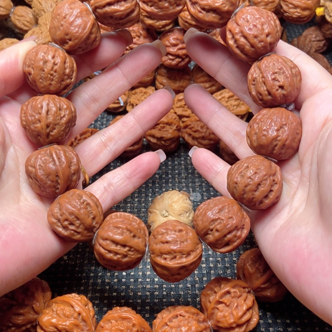 吊坠文玩核桃方墩粗筋手持